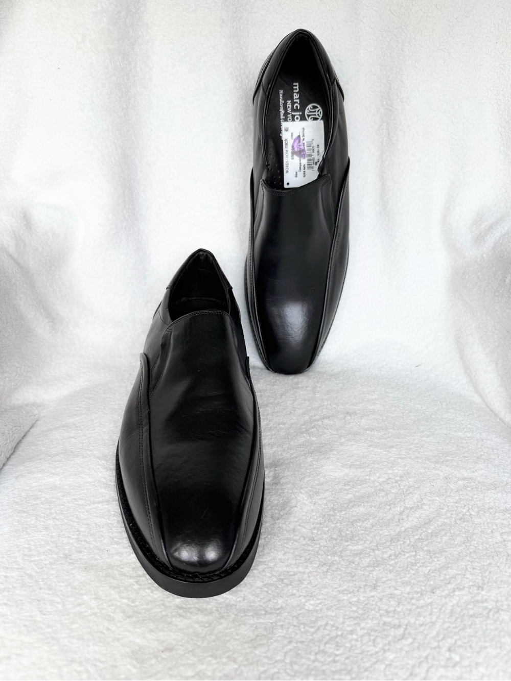 New Marc Joseph New York Men's Cascade Street Black Leather Loafers Size 9.5 M